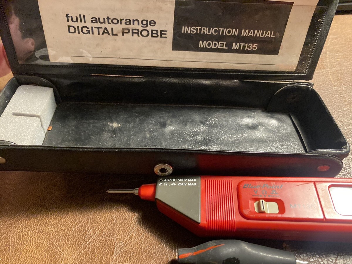 Vintage Blue Point MT135 Full Autorange Digital Probe for Vintage Blue Point MT135 Full Autorange Digital Probe for