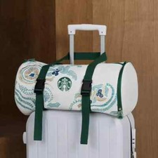 2024 CHINA STARBUCKS White Green Large Capacity GYM BAG Travel Bag TOTE BAG