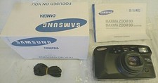 Samsung MAX 90i - QD Panorama 35mm Camera with Strap, Box  Manual TESTED RARE