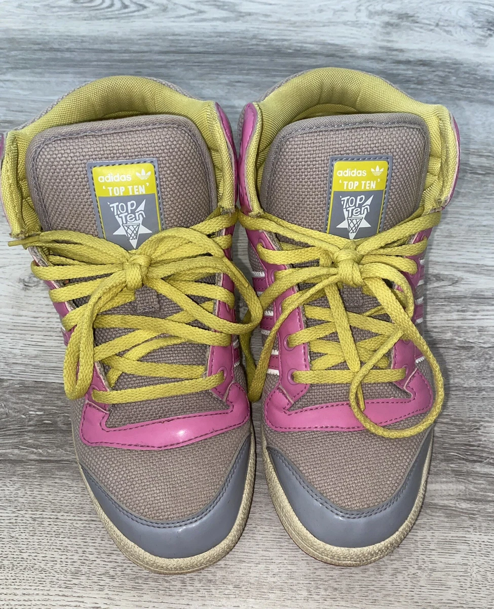 Adidas Top Ten Hi W High 7 Retro 05 08 2008 676972 RARE Jeremy Scott Vintage