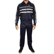 Vintage adidas Tracksuit Set 3 Striped Made in France 80's EU50 UK/US40 XAB215