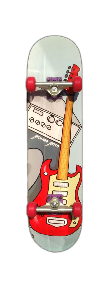 Trucks Tensor 5.25" Brut/rouge - Jeu De Roues Skateboard 52mm, Presque Assemblage Complet, Neuf Sous Blister