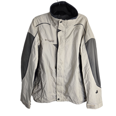 Columbia Vertex Omni-Shield Ivory Gray Full Zip Men's Columbia Vertex Omni-Shield Ivory Gray Full Zip Men's