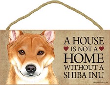 Shiba Inu House is Not a Home Sign  Bonus Coaster
