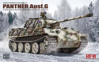 Ryefield Models 1/35 German Panther Ausf.G Night Sights & Air Defense Armor 5112