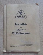 Atlas Hydrauliklader / Bauernlader Ersatzteilliste
