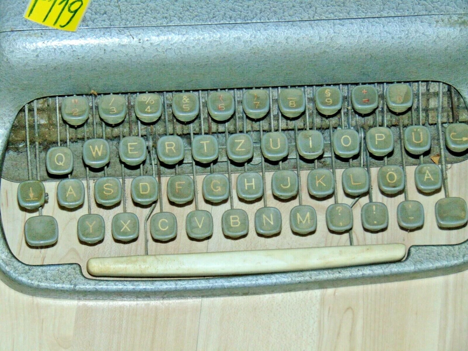 Alte Vintage Reise Schreibmaschine  Antik - Bild 2 von 4