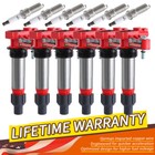 Spark Plug and Ignition Coil 6 Set for Buick Chevy Cadillac Saturn 3.6L UF569 US