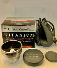 Fish Eye Lens 0.38X wide Angle for w/ Macro 30.5MM JVC GZ-M365 GZ-MG335 M330