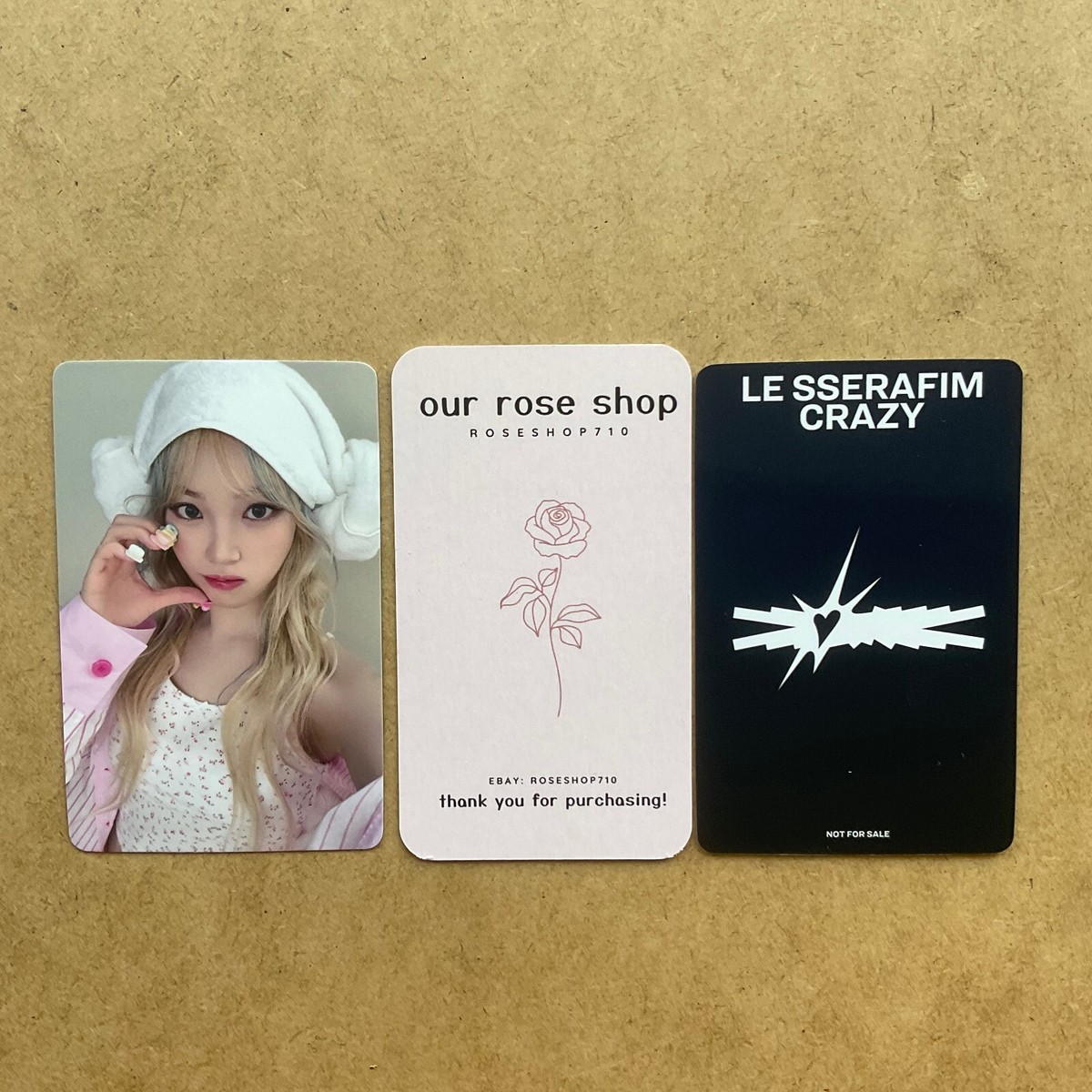 LE SSERAFIM Crazy Official UMS Universal Music Lucky Draw LD LE SSERAFIM Crazy Official UMS Universal Music Lucky Draw LD