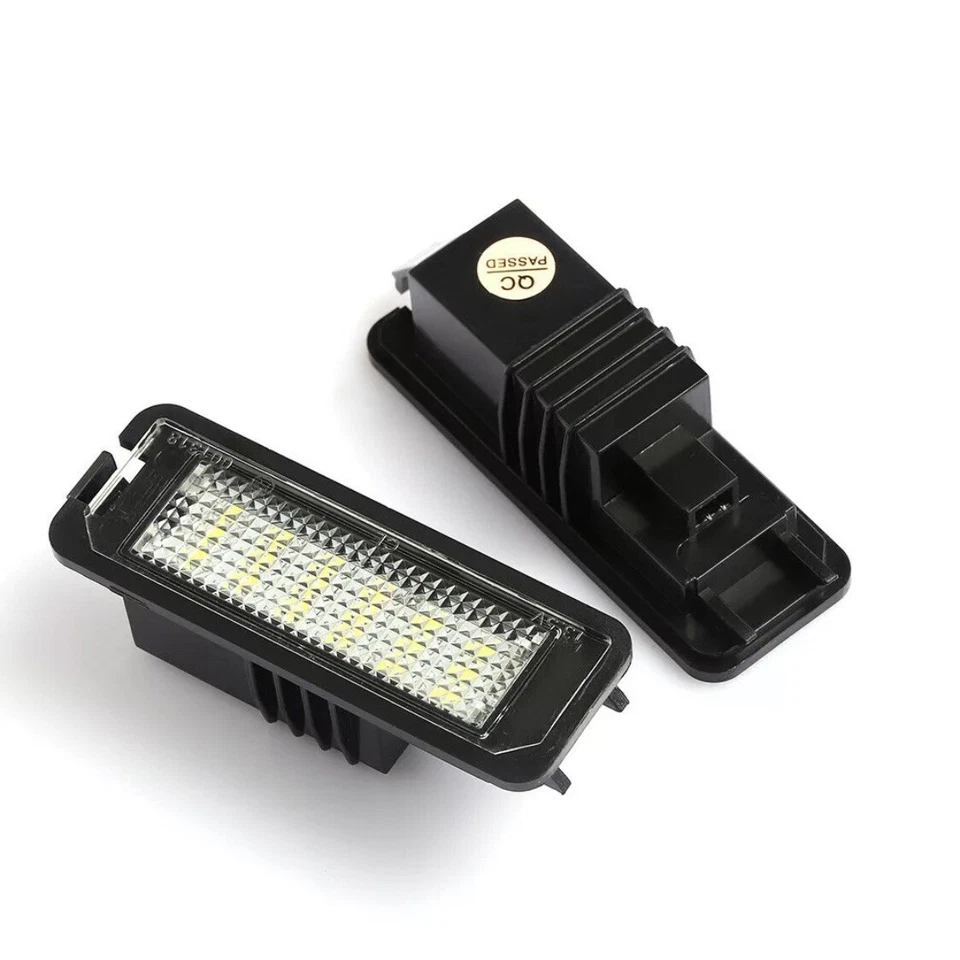 2X VW SCIROCCO REPLACEMENT REAR NUMBER PLATE LED UNITS CANBUS ERROR FREE - Image 3 of 4