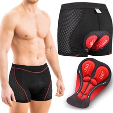 Men's Cycling Underwear Shorts 3D Padded Gel Breathable MTB Biking Shorts Pants