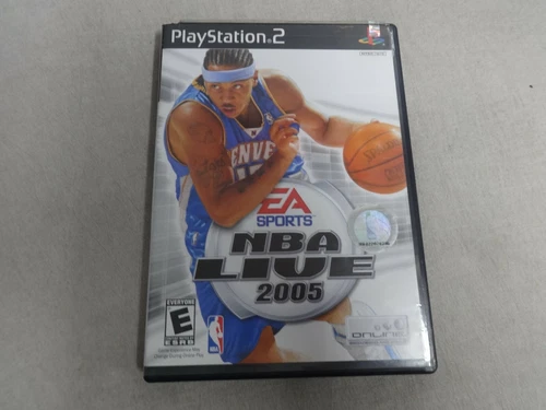 NBA Live 2005 Sony Playstation 2 PS2 Game & Case, NO Manual Free Ship