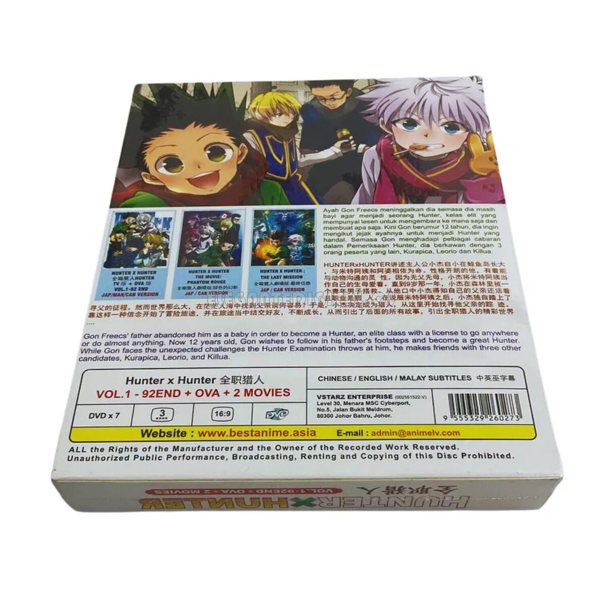 DVD Anime HUNTER X HUNTER Complete TV Series +Movie +OVA ENGLISH DUBBED