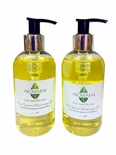Aromabar pre sports  and post sport massage oil 250ml