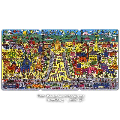 James Rizzi, Mannheim-Edition, komplett in Mappe (Folder), neu - inkl.Porto