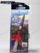 ESTES 2100 MINI DER RED MAX MODEL ROCKET  SKILL INTERMEDIATE space nasa EST2100