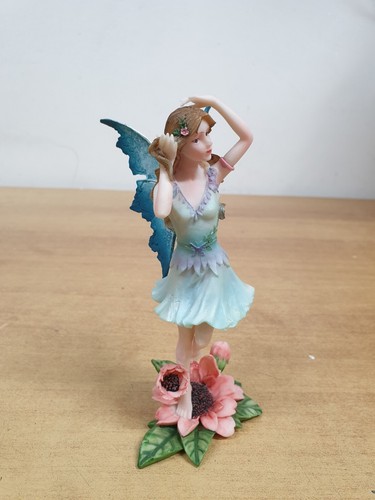 FAIRY HADAS ELFEN FEES FATA FATINA IN PIEDI SU UN FIORE ROSA NO LES ALPES - Foto 2 di 7