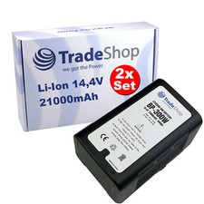 2x batteria Li-Ion V-Mount 14,4 V 21000 mAh D-Tap per Sony PDW-F800 PMW-320k PMW-320L 