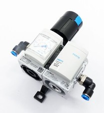 Festo 2104912202: MS4-LR-1/4-D6-AS 529417 + MS4-FRM-1/4 Pressure Control -Unused-