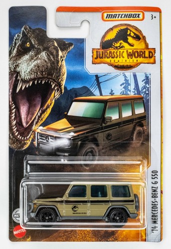 2022 Matchbox Jurassic World Dominion '14 Mercedes-Benz G550 BEIGE | FSC - 第 1/2 張圖片
