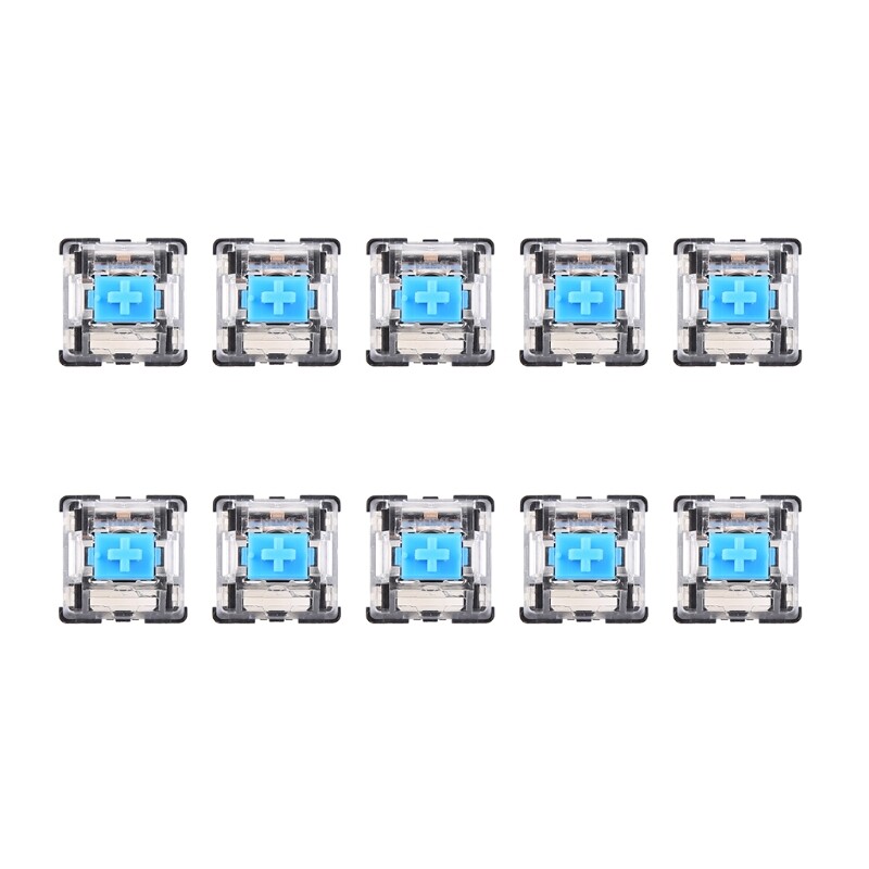 10Pcs RGB Gaming MX Mechanical Keyboard Switches 3Pin Lube Compatible