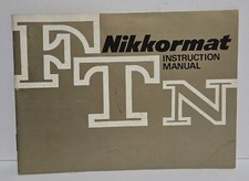 Nikon Nikkormat FTN Instruction Manual Operating Instructions