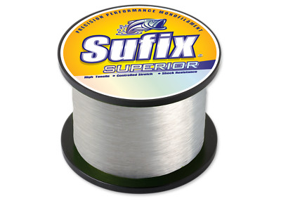 Sufix Superior Monofilament Fishing Line, 30 Lb., 1795 Yds, Clear