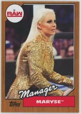 2017 Topps Heritage WWE Maryse Bronze Parallel #57