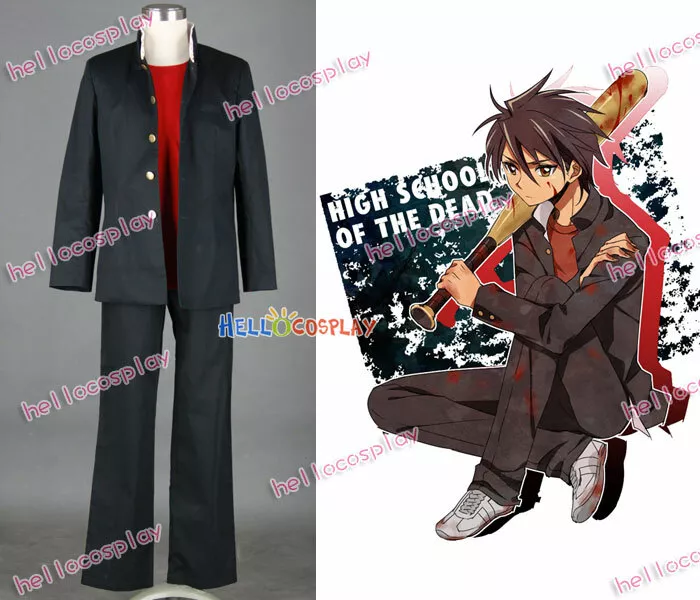 HighSchool of the Dead Takashi Komuro Black Jacket