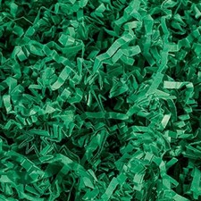 Crinkle Cut Paper Shred Filler 1/2 LB for Gift  Basket Filling - Green