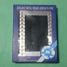 Metal Frame Photo Album 4x6" 50 pages 100 pictures NEW in Box