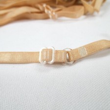Perial Co Nude Tan 12 pairs Stretchable Adjustable Bra Strap 1/4" Wide