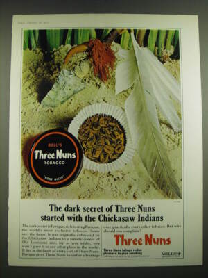 1968 Bell's Three Nuns Tobacco Ad - The dark secret of Three Nuns