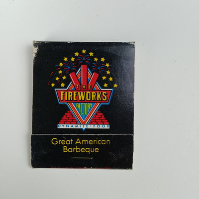 Vintage Unstruck Matchbook The Fireworks Factory Pleasure Island Disney World