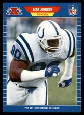 1989 Pro Set Ezra Johnson Indianapolis Colts #551