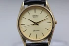 Vintage 1983【Near MINT】SEIKO Chronos 8121-8000 SGP Gold Quartz Men's Watch JAPAN