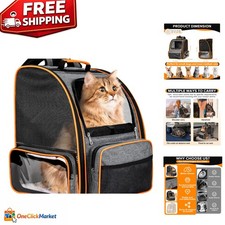 Lightweight Cat and Dog Carrier Backpack with Padded Straps - Perfect for Travel
