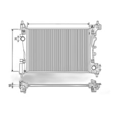 Radiateur Fiat FIORINO QUBO