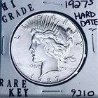 1927 S PEACE SILVER DOLLAR HI GRADE GENUINE U.S. MINT RARE KEY COIN 9310