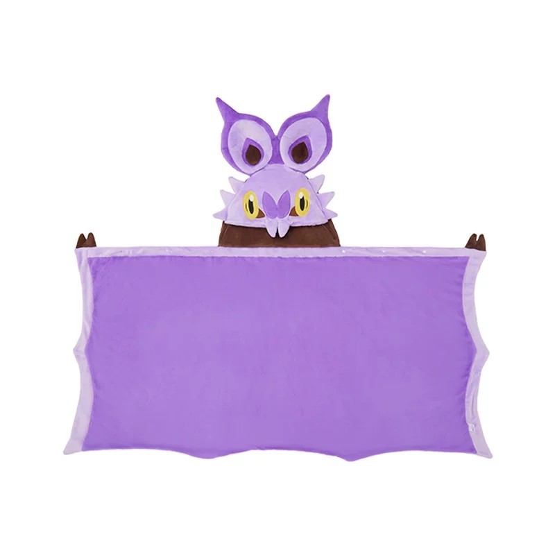 PC Center Swoobat Plush Shawl Blanket With Hood Cute Comfort  Birthday Gift