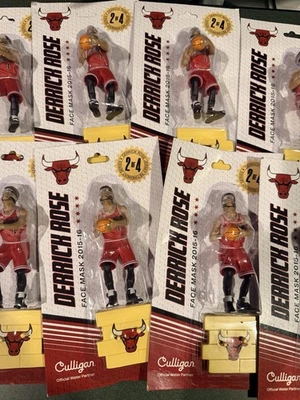 Chicago Bulls Derrick Rose Facemask Collectible Figurine #2/4 12/17/25 SGA New - Image 1 of 3