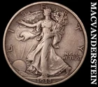 1918-S Walking Liberty Half Dollar - Scarce  Very Fine+ / Extra Fine  #J9590