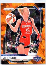 2024 Panini Prizm WNBA #42 Julie Vanloo Ice Orange Prizms