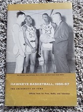 Rare Iowa Hawkeyes 1966-1967 Men's Basketball Official Media Booklet