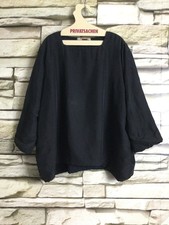 cocon.commerz PRIVATSACHEN Oberteil aus wattierter Seide in schwarz Größe 2