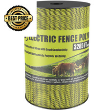 BESTEEL Upgraded Electric Fence Poly Wire 3285 Feet 1000 Meters, 3285