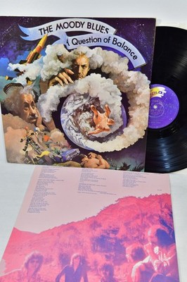 THE MOODY BLUES - A QUESTION OF BALANCE - Vinyl LP insert incl. (1970)