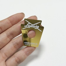 Vintage Snare Drum Badge for Ludwig Keystone Monroe 80's 90's Logo Plate Emblem