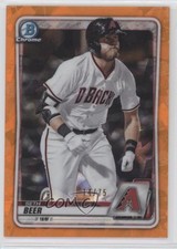 2020 Bowman Chrome Sapphire Edition Orange 14/75 Seth Beer #BCP-75 01uj